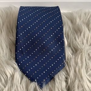 Ermenegildo Zegna Navy 100% Silk Tie